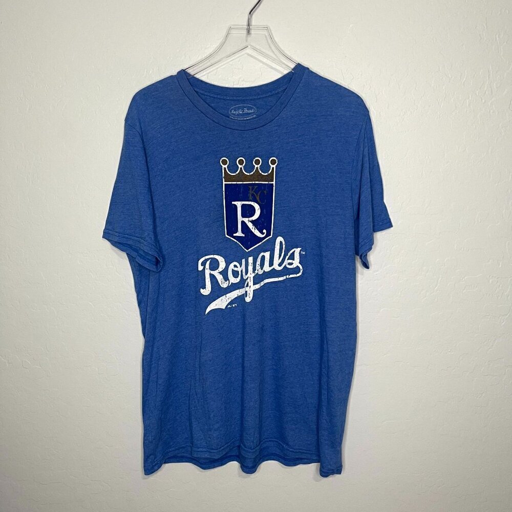 Majestic Threads Kansas City Royals MLB T-Shirt Top Unisex 2XL